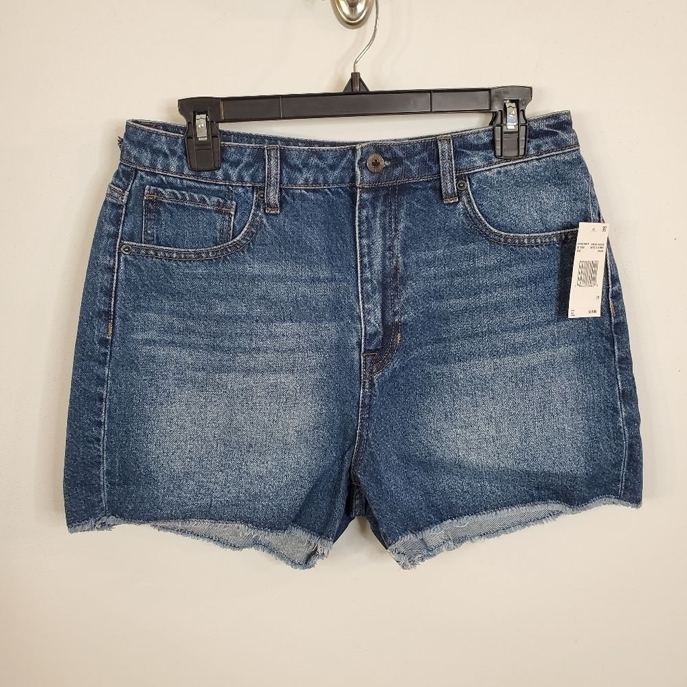 Buffalo David Super High Rise Denim Joanna Shorts 30